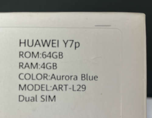 Huawei Y7P NO RESERVE
