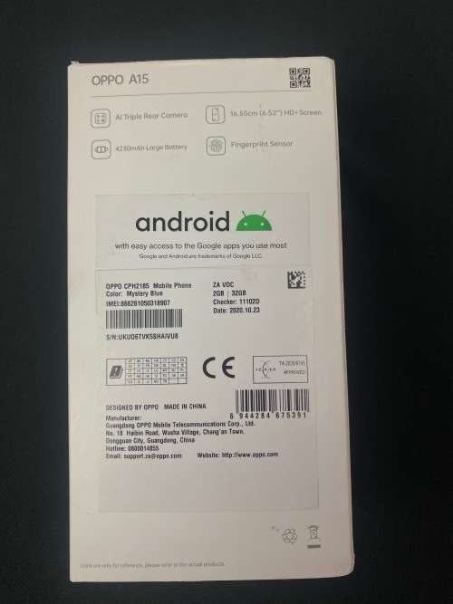 OPPO A15 (NO RESERVE)