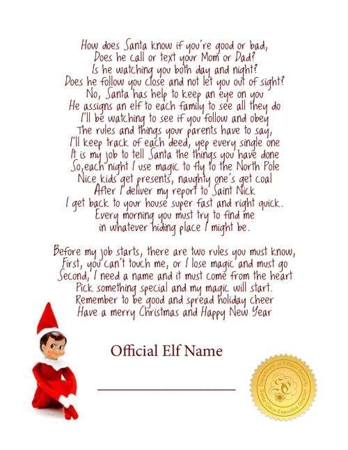 Elf on the Shelf - boy