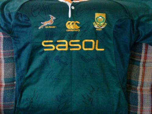 Signed Springbok Jersey
