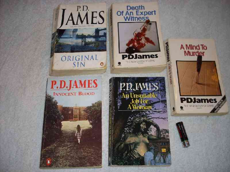 Five P.D. James books