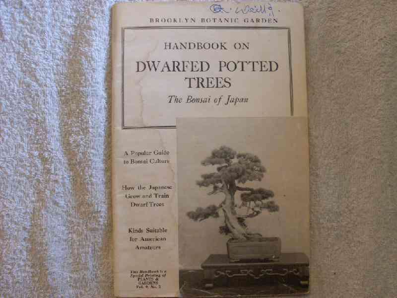 Handbook on Dwarfed potted trees - Bonzai of Japan