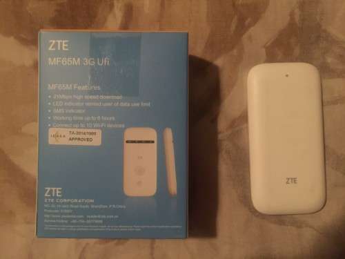 ZTE MF65M 21Mbps 3G MiFi Pocket Router