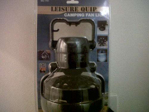 Camping Fan/Light Leisure Quip brand New BARGAIN