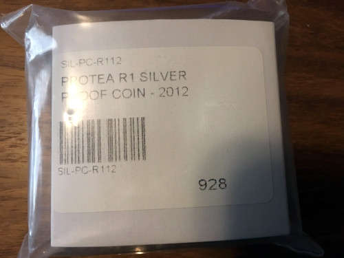 2012 Walter & Albertina Sisulu Silver R1 PROOF COIN (Still Sealed)