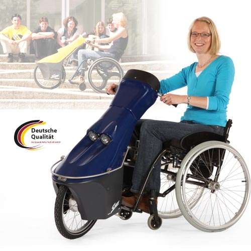 Speedy Elektra2 Wheelchair with removable Scooter - COMBO!