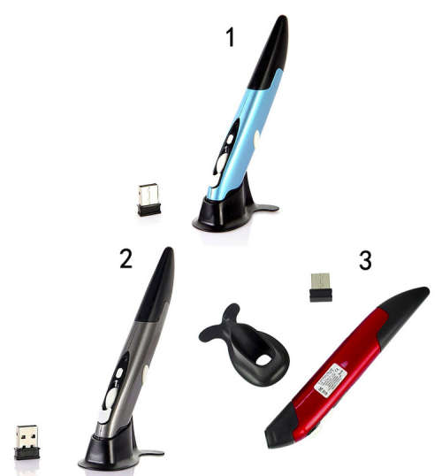 High quality Mini 2.4GHz Wireless Optical Pen Mouse Adjustable 500/1000DPI