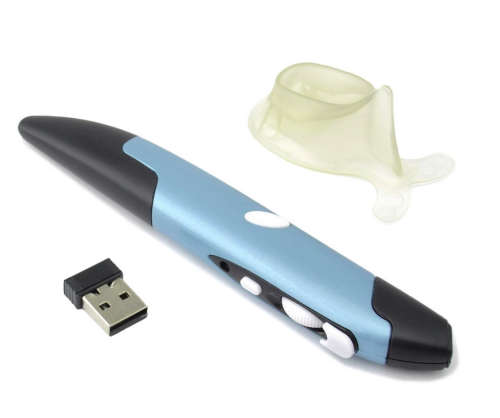 High quality Mini 2.4GHz Wireless Optical Pen Mouse Adjustable 500/1000DPI
