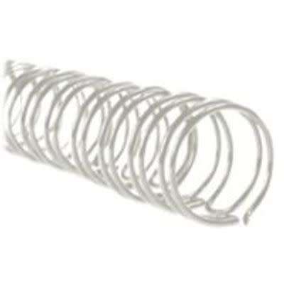 DOUBLE WIRE-O Binding Wire. Size 3/4" (19mm).  Loops: 23; Pitch: 2:1; (175 Sheets)(50Pack)(White)