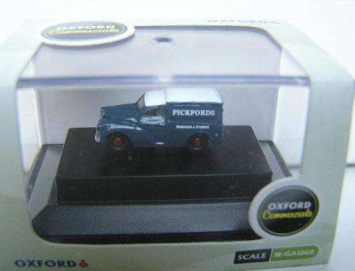 Oxford Diecast Model Car NMM050 Morris Minor 1000 Van "Pickfords" 1/144 N railway scale new in pack
