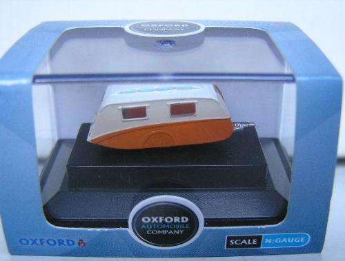 Oxford Diecast Model Caravan NCV001 Caravan 1/144 N railway scale new in pack
