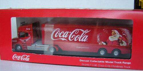 Oxford Diecast Model TCAB004CC Scania T Cab Truck + Trailer "Coca Cola" 1/76 OO railway scale new