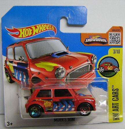 Hotwheels Hot Wheels Diecast Model Car 2016 193 / 250 Morris Mini "Hot" 1/64 scale new in pack