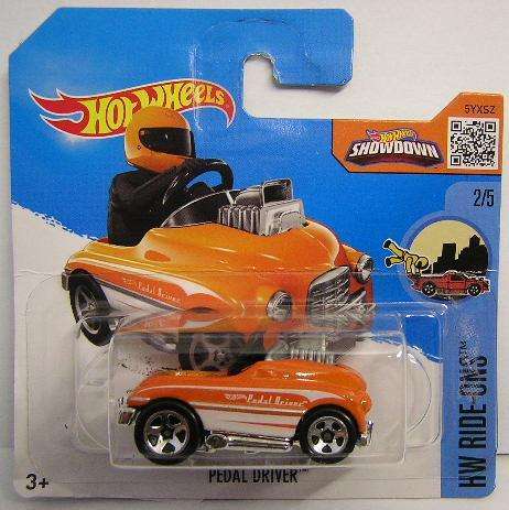 Hotwheels Hot Wheels Diecast Model Car 2016 67 / 250 Pedal Driver new in pack
