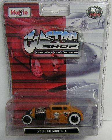 Maisto Diecast Model Car Custom Shop Ford Model A 1929 1/64 scale new in pack