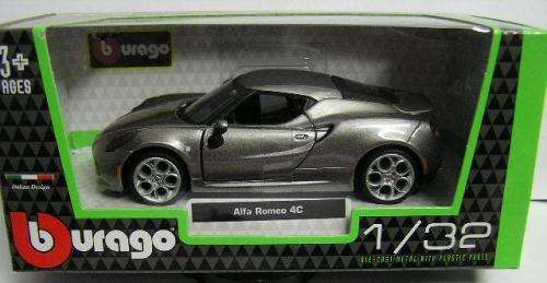 Burago Diecast Model Car Alfa Romeo 4C 4 C 1/32 scale new in pack