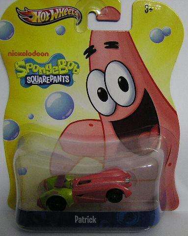 Hotwheels Hot Wheels Diecast Model Car Nickelodeon Spongebob Patrick new in pack