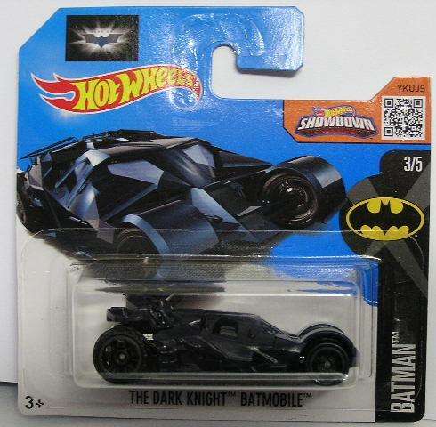 Hotwheels Hot Wheels Diecast Model Car 2016 228 / 250 Batmobile "Dark Knight" Movie Film TV new