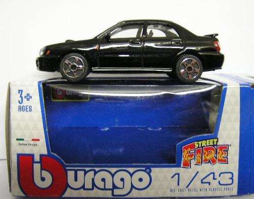 Burago Diecast Model Car Subaru WRX STi 1/43 scale new in pack