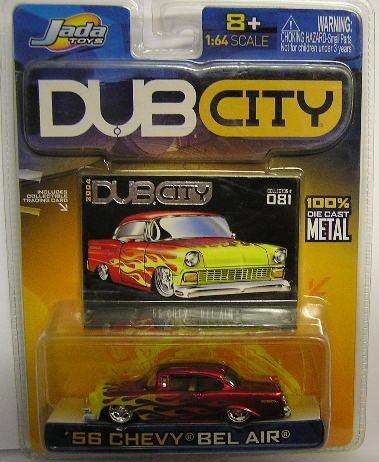 JADA Dub City Diecast Model Car No 81 Chevy Chevrolet Bel Air 1956 1/64 scale new in pack