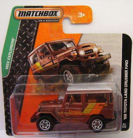 Matchbox Diecast Model Car 2014 54 / 120 Toyota Land Cruiser FJ40 FJ 40 1968 1/64 scale new in pack