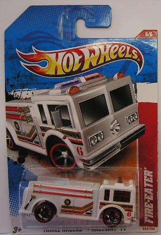 Hotwheels Hot Wheels Diecast Model Car 2011 222 / 244 Fire Eater Fire Engine Truck No 6 new in pack