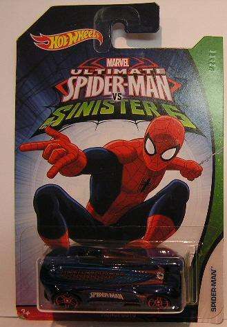 Hotwheels Hot Wheels Diecast Model Car Spiderman vs Sinister 6 Monoposto Spiderman 1/64 scale new