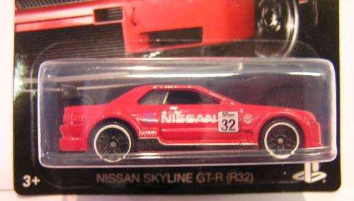 Hotwheels Hot Wheels Diecast Model Car Gran Turismo Nissan Skyline GT-R R32 No 32 1/64 scale new