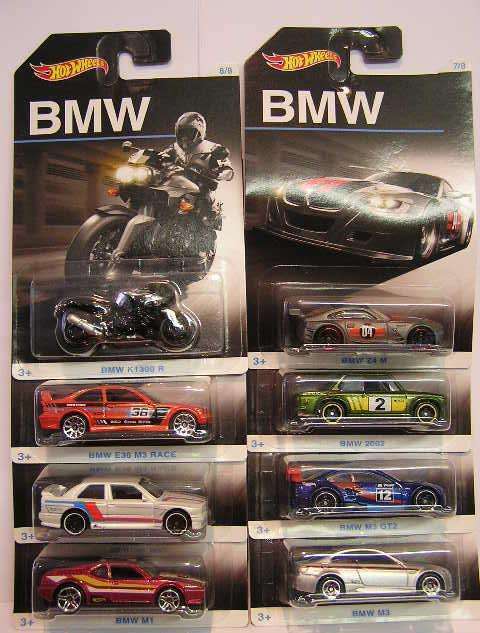 Hotwheels Hot Wheels Diecast Model Car Set BMW 8 pieces 2016 1/64 scale new in pack