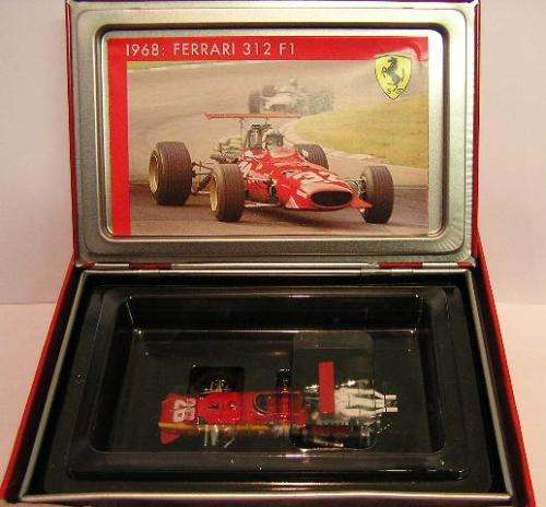 Hotwheels Hot Wheels Diecast Model Car SF 13/68 Ferrari 312 F1 F 1 No 26 Winner French GP 1968 1/43