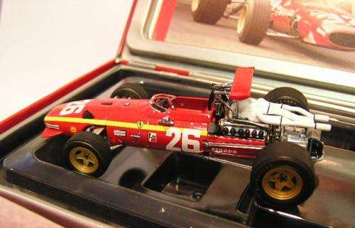 Hotwheels Hot Wheels Diecast Model Car SF 13/68 Ferrari 312 F1 F 1 No 26 Winner French GP 1968 1/43