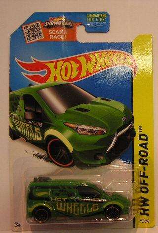 Hotwheels Hot Wheels Diecast Model Car 2015 98 / 250 Ford Transit Connect "Hot Wheels" 1/64 scale