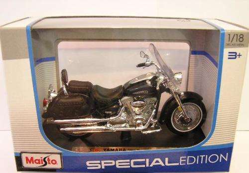 Maisto Diecast Motorbike Bike Model Yamaha 2001 Road Star Silverado 1/18 scale new in pack