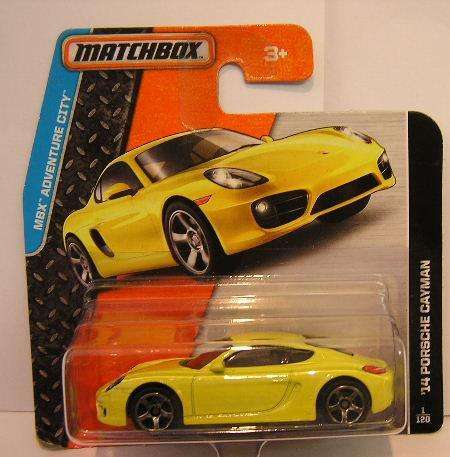 Matchbox Diecast Model Car 2015 1 / 120 Porsche Cayman 2014 1/64 scale new in pack
