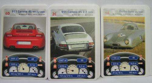 Piatnik Trumps MegaTrump Card Game Porsche Cars 32 cards instructions included new in pack