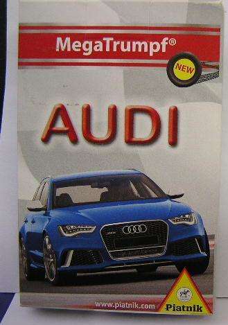 Piatnik Trumps MegaTrump Card Game Audi Cars 32 cards instructions included new in pack