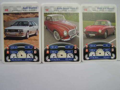 Piatnik Trumps MegaTrump Card Game Audi Cars 32 cards instructions included new in pack