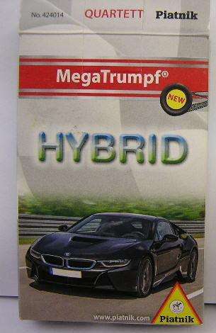 Piatnik Trumps MegaTrump Card Game Hybrid Cars 32 cards instructions included new in pack