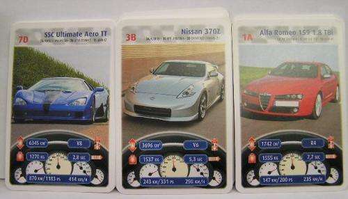 Piatnik Trumps MegaTrump Card Game Turbo Cars 32 cards instructions included new in pack