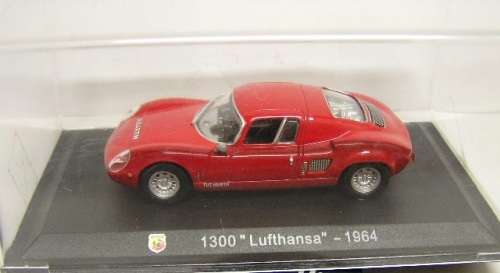 Abarth Diecast Model Car Collection 1300 "Lufthansa" 1964 1/43 scale new in pack