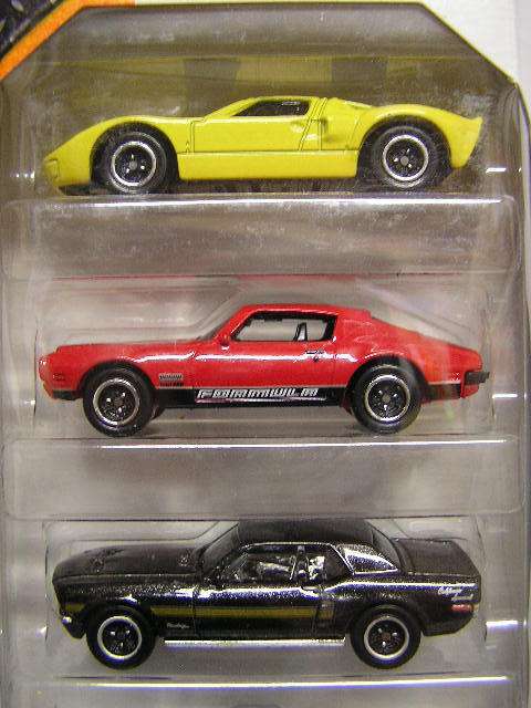 Matchbox Diecast Model Car Set 5 pack Ford GT Pontiac Mustang Karmann Ghia Chevy PIckup 1/64 scale