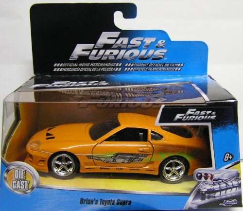 JADA Diecast Model Car Toyota Supra Brian Fast & Furious Movie Film TV 1/32 scale new in pack