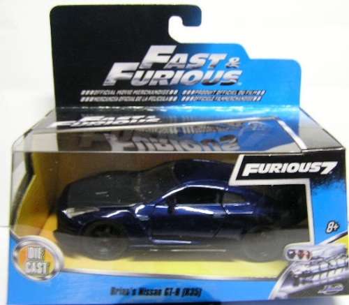 JADA Diecast Model Car Nissan GT-R GTR R35 R 35 Brian Fast & Furious 7 Movie Film TV 1/32 scale new