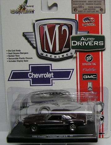 Castline M2 Diecast Model Car Drivers Series Pontiac Firebird 400 HO 1968 1/64 scale new in pack