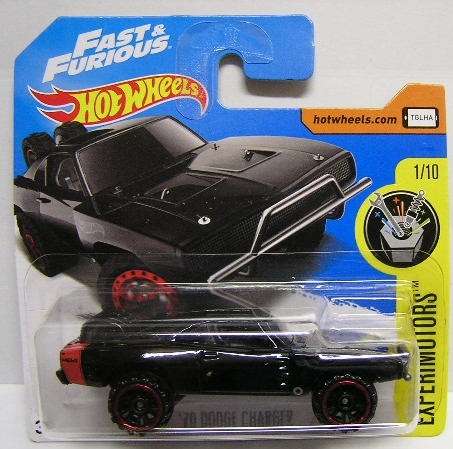 Hotwheels Hot Wheels Diecast Model Car 2017 4 / 365 Movie Film TV Dodge Charger 1970 Fast & Furious