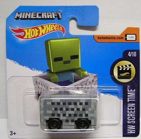 Hotwheels Hot Wheels Diecast Model Car 2017 24 / 365 XBox Gaming Minecraft Minecar new in pack
