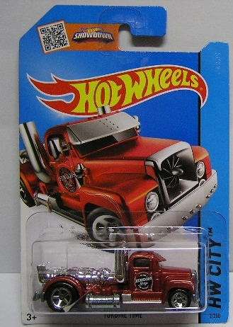 Hotwheels Hot Wheels Diecast Model Car 2014 2 / 250 Turbine Time Truck "Elwoods"  new in pack