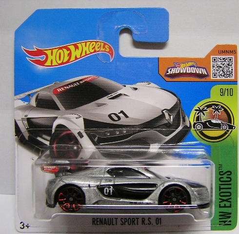 Hotwheels Hot Wheels Diecast Model Car 2016 79 / 250 Renault Sport RS 01 No 01 1/64 scale new in pac