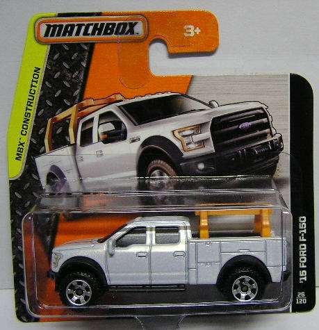 Matchbox Diecast Model Car 2015 26 / 120 Ford F 150 F150 Pickup 2015 1/64 scale new in pack