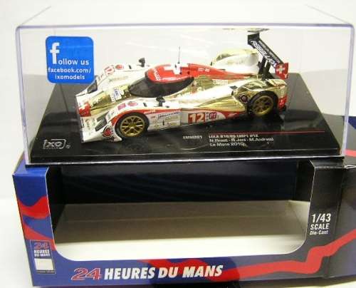 IXO Diecast Model Car LMM201 Lola B10/60 LMP1 No. 12 Le Mans 2010 Motorsport 1/43 scale new in pack